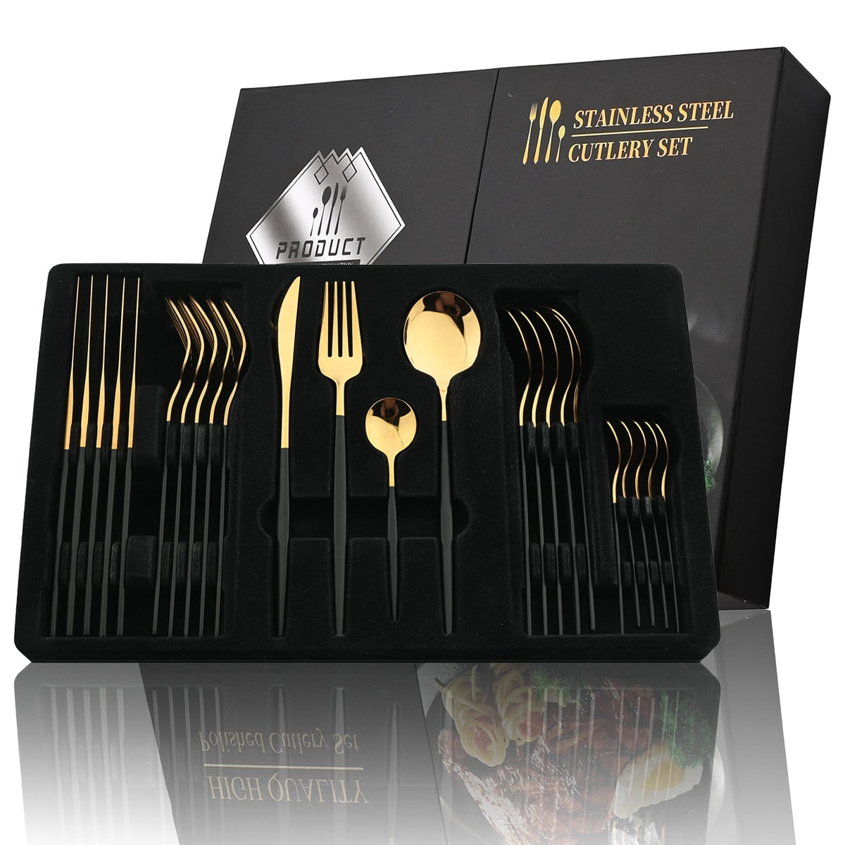 24Pcs Cutlery Tableware Set – kitchens unlimited